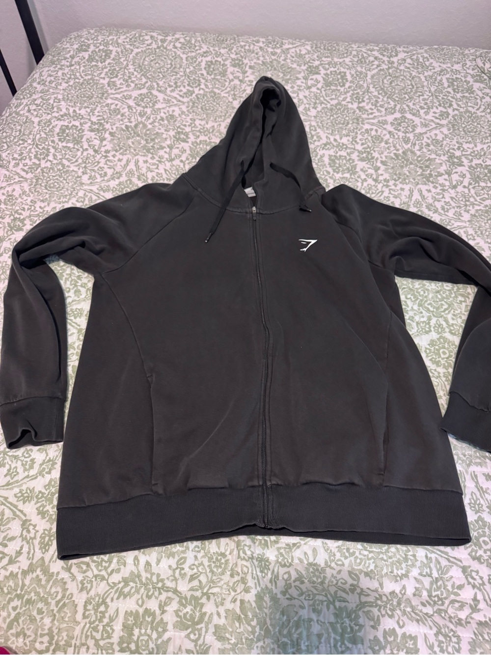 Gymshark Black Full-Zip Hoodie Jacket